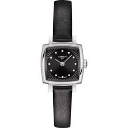 Correa de reloj Tissot T600043159 Cuero Negro 9mm